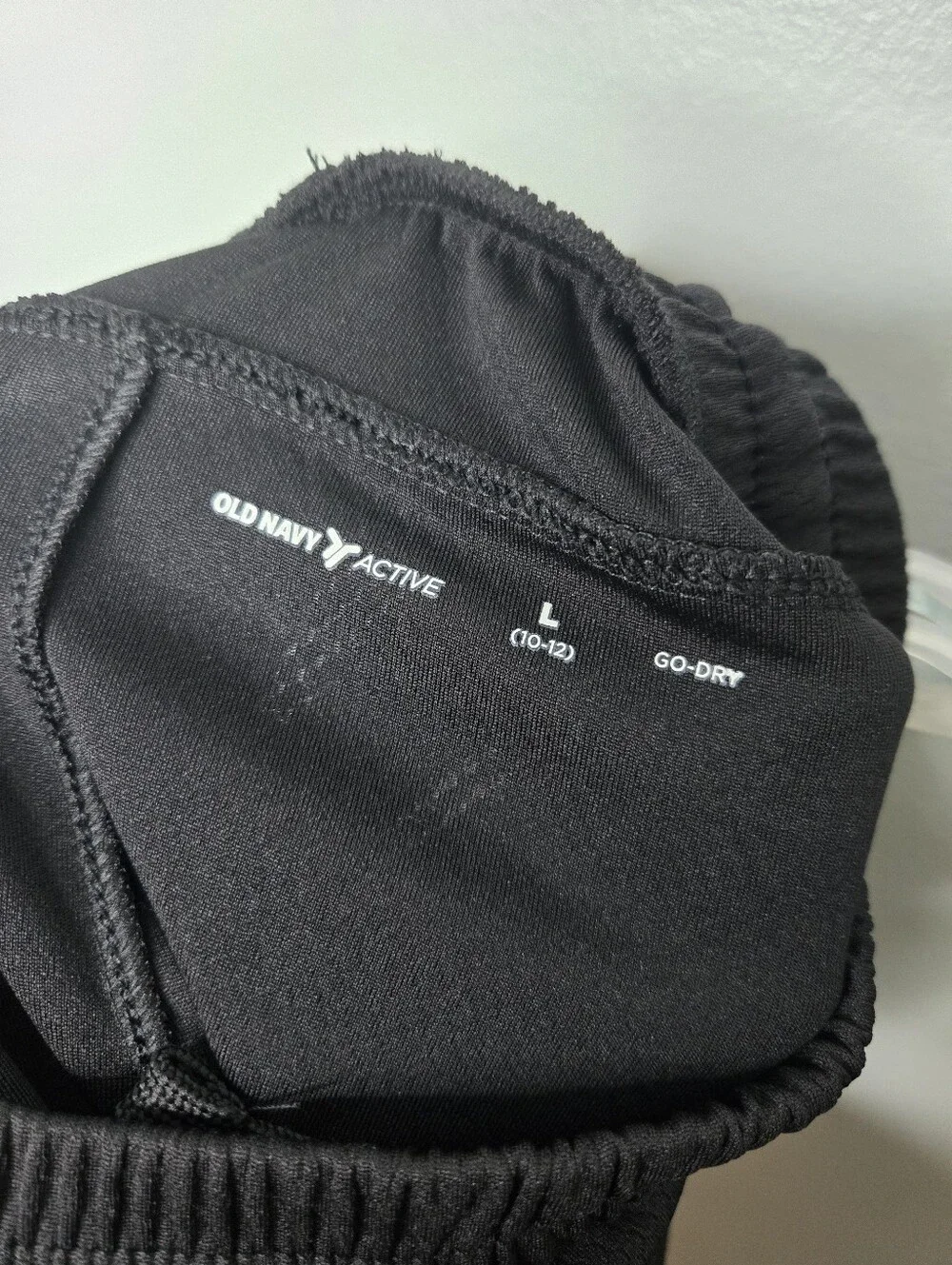 Old Navy Active Black Boys Go Dry Shorts L NWT